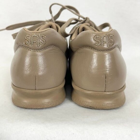 SAS Free Time Mocha Leather Tripad Comfort Walking Lace Up Shoes Size 7.5 - Picture 4 of 7